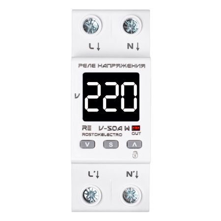 Реле напряжения RE V-50А W