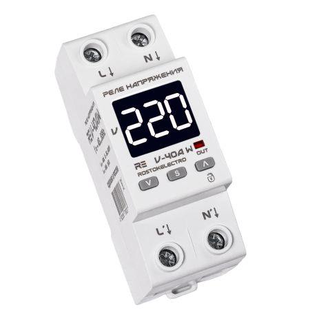 Реле напряжения RE V-40А W