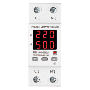 Реле напряжения с контролем тока RE VА-50А
