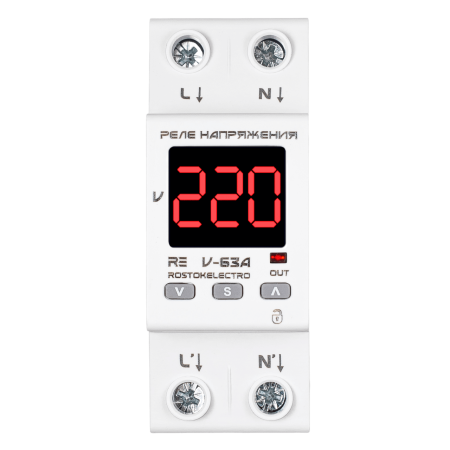 Реле напряжения RE V-63А