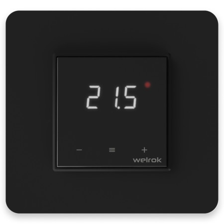 Терморегулятор для теплого пола Welrok lis bk atl