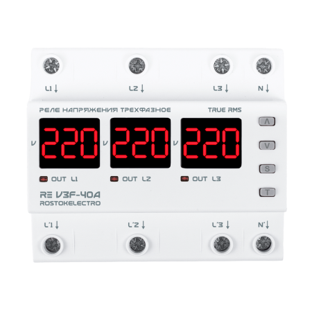 Реле напряжения RE V3F-40A